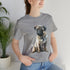 Loving Pug in Watercolor - Short Sleeve Tee